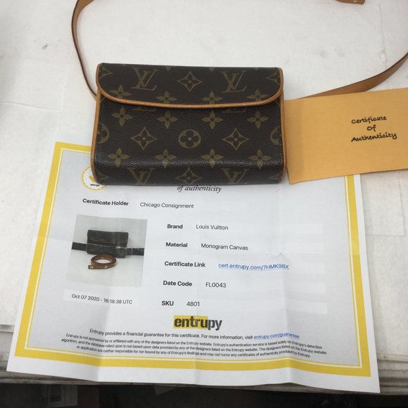 🌴Bum Bag Louis Vuitton Florentine Fanny Pack COA - Picture 1 of 16